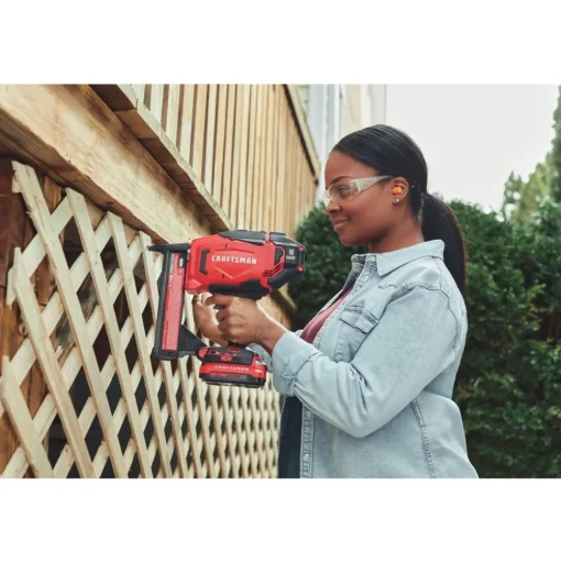 Factory Reconditioned Craftsman V20 Lithium-Ion 18 Gauge Cordless Narrow Crown Stapler (Tool Only)