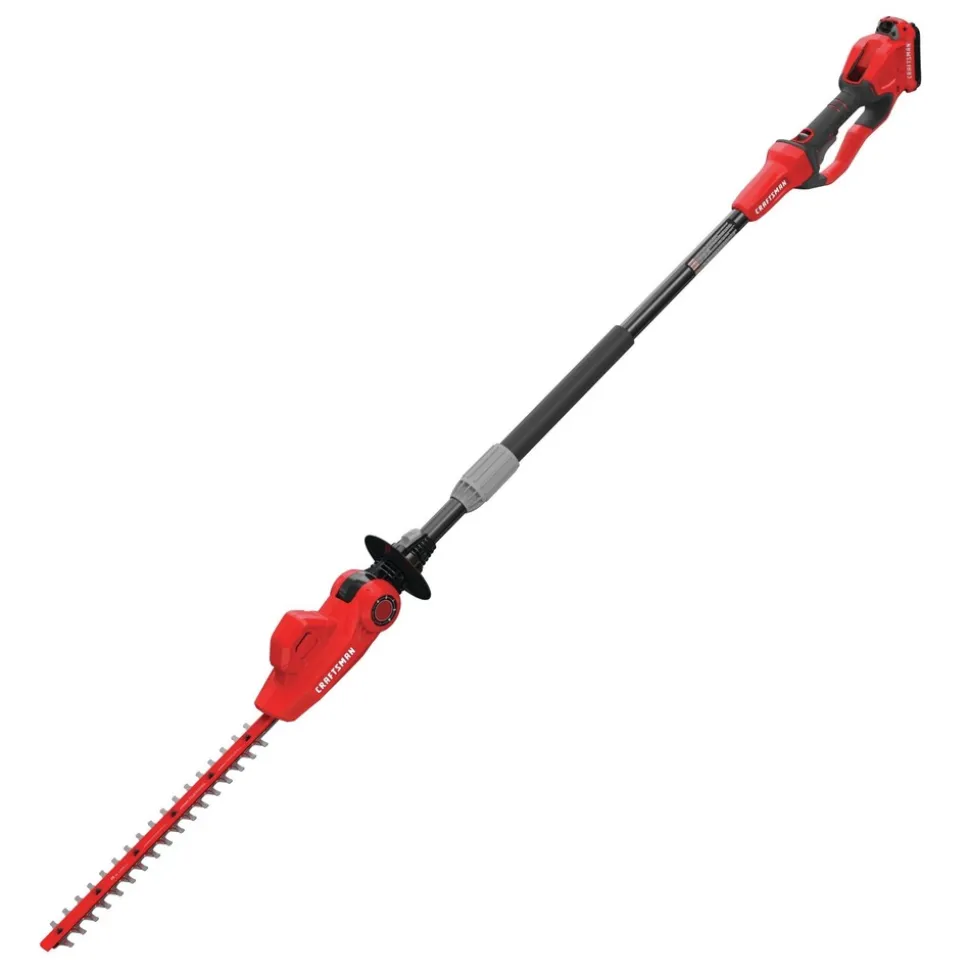Factory Reconditioned Craftsman V20 Lithium-Ion 18 in. Cordless Pole Hedge Trimmer Kit (2 Ah)
