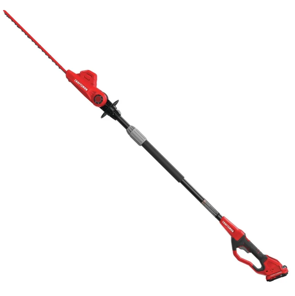 Factory Reconditioned Craftsman V20 Lithium-Ion 18 in. Cordless Pole Hedge Trimmer Kit (2 Ah)