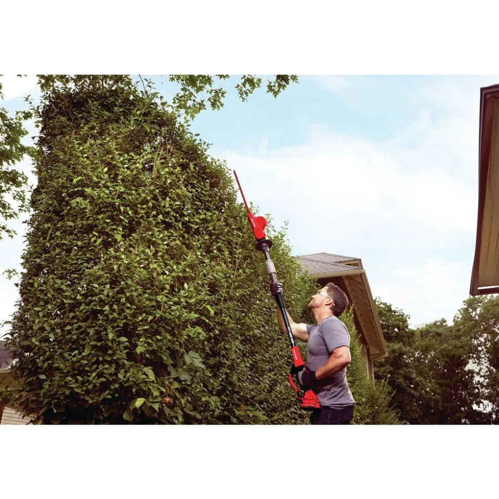 Factory Reconditioned Craftsman V20 Lithium-Ion 18 in. Cordless Pole Hedge Trimmer Kit (2 Ah)