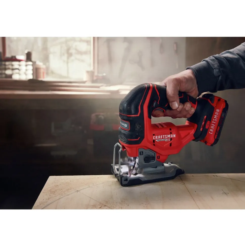 Factory Reconditioned Craftsman V20 Brushless RP Lithium-Ion Cordless Jig Saw (Tool Only)