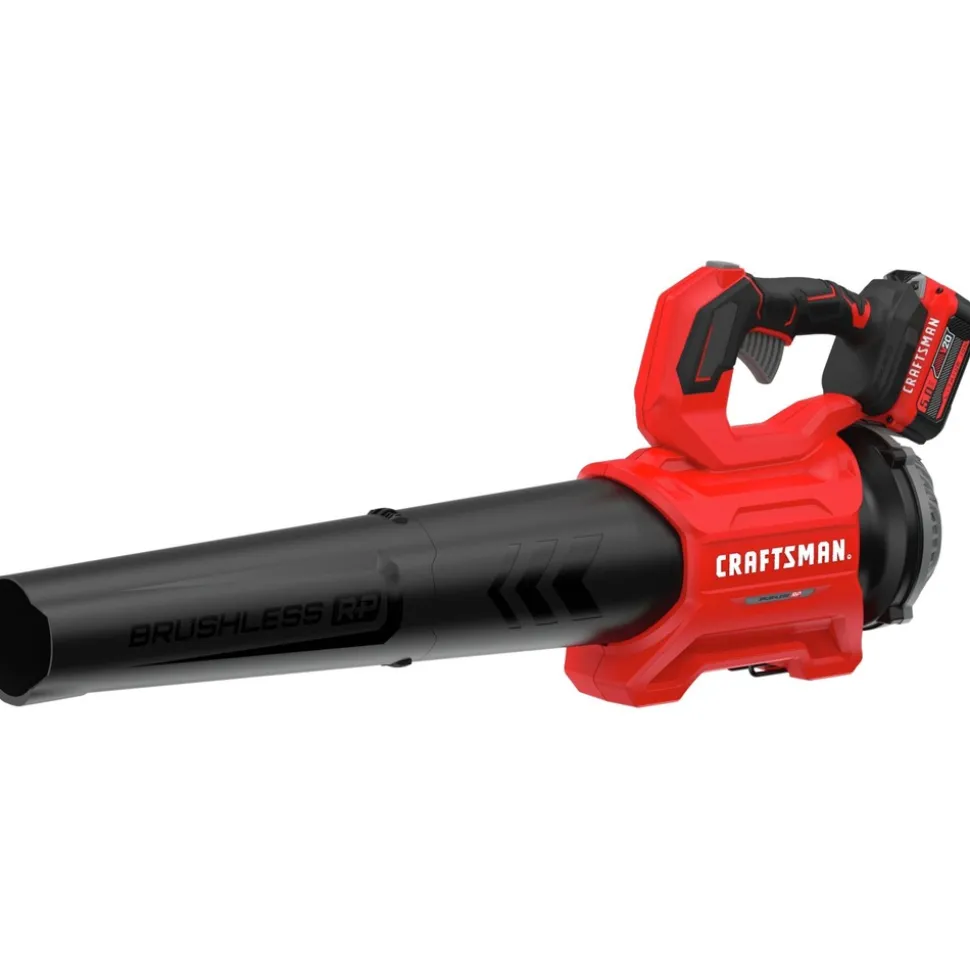 Factory Reconditioned Craftsman V20 BRUSHLESS RP Lithium-Ion Cordless Blower Kit (5 Ah)