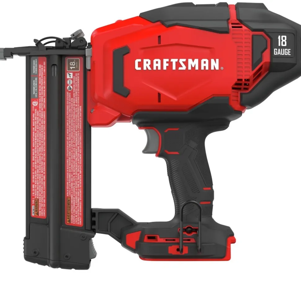Factory Reconditioned Craftsman V20 Lithium-Ion 18-Gauge Cordless Brad Nailer (Tool Only)