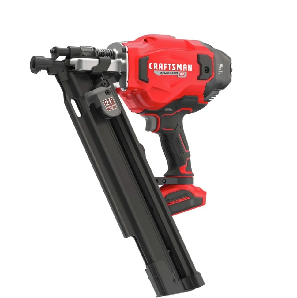 Factory Reconditioned Craftsman V20 Brushless RP Lithium-Ion 21 Degrees Cordless Plastic Collated Framing Nailer (Tool Only)