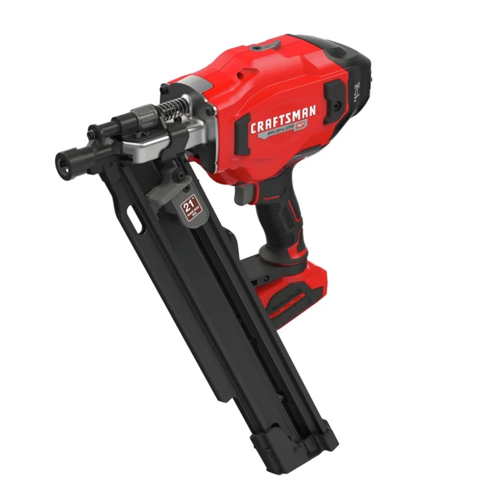 Factory Reconditioned Craftsman V20 Brushless RP Lithium-Ion 21 Degrees Cordless Plastic Collated Framing Nailer (Tool Only)