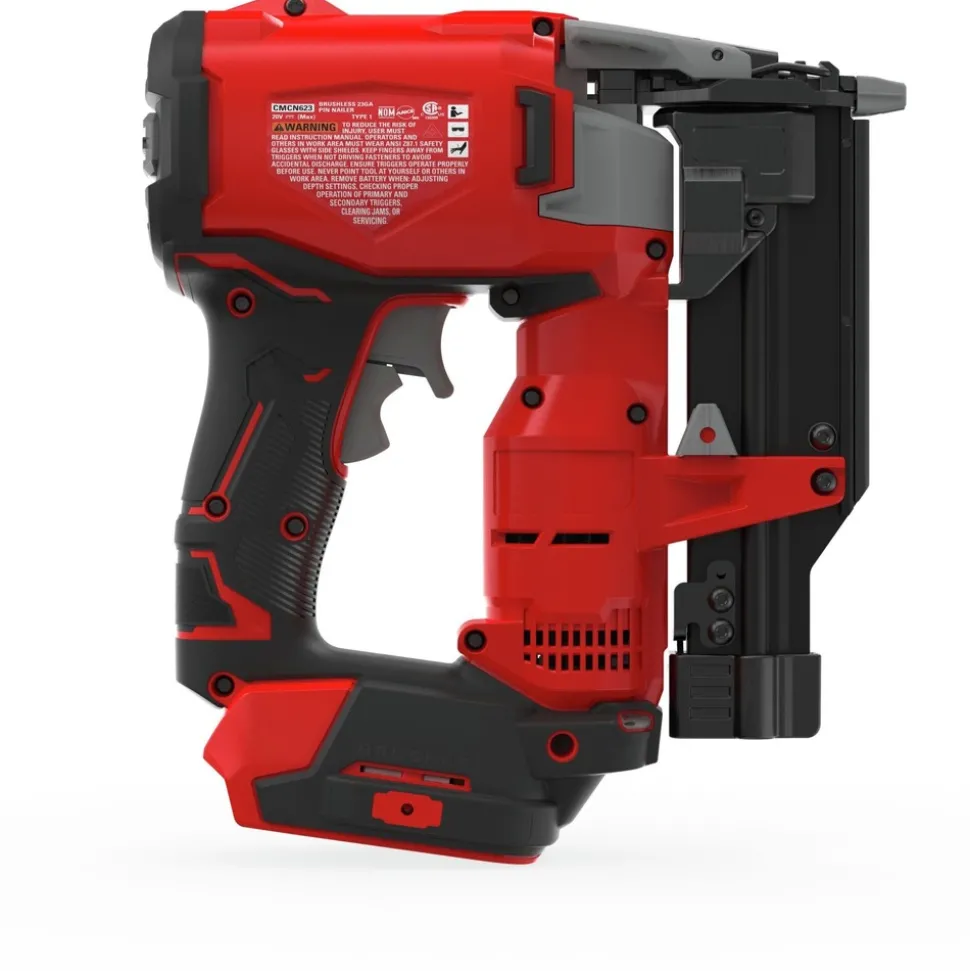 Factory Reconditioned Craftsman V20 Brushless RP Lithium-Ion Cordless 23 ga. Pin Nailer (Tool Only)