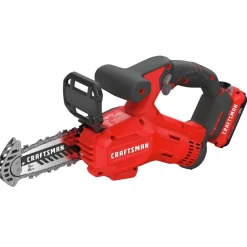 Factory Reconditioned Craftsman V20 Brushed Lithium-Ion Cordless Pruning Chainsaw Kit (2 Ah)