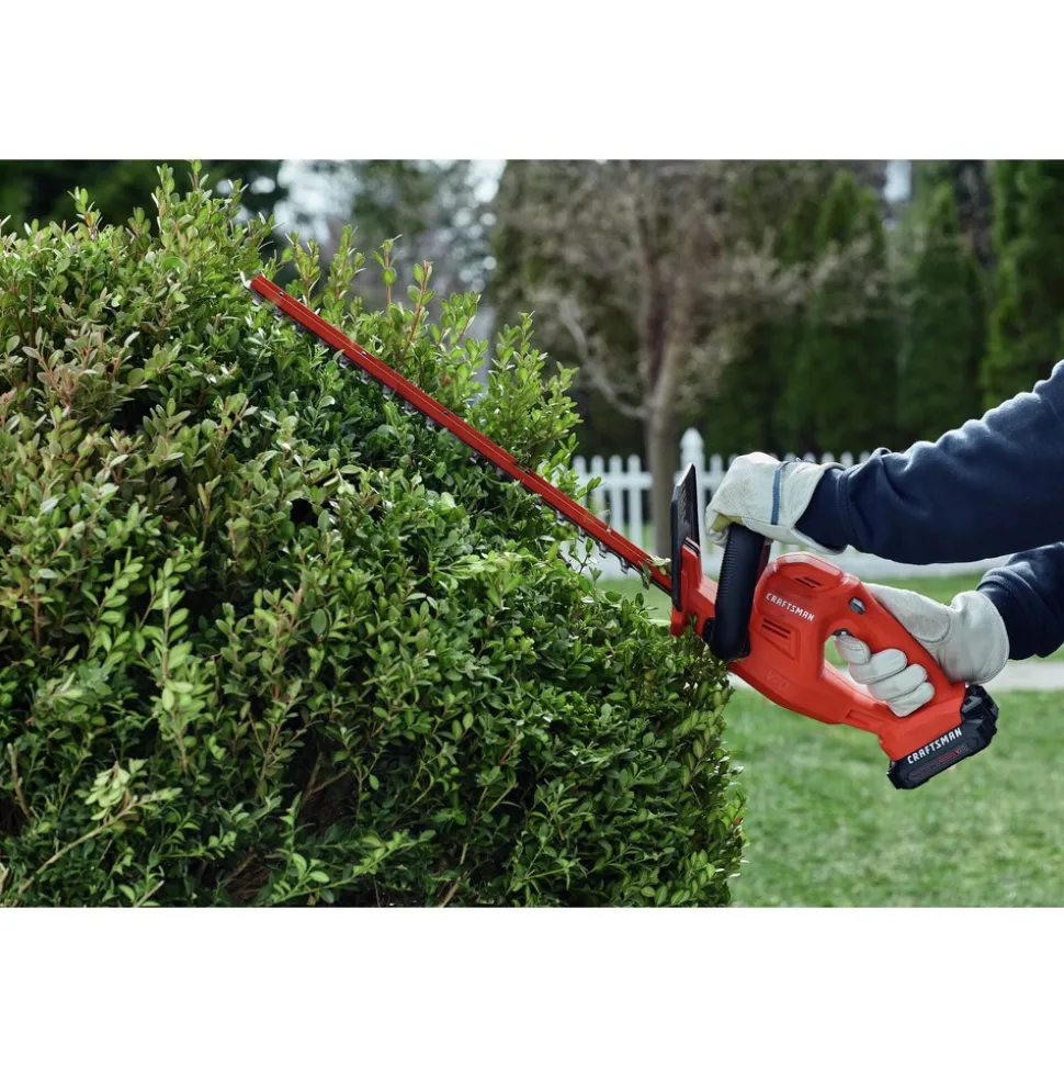 Factory Reconditioned Craftsman V20 Brushed Lithium-Ion 20 in. Cordless Hedge Trimmer Kit (1.5 Ah)