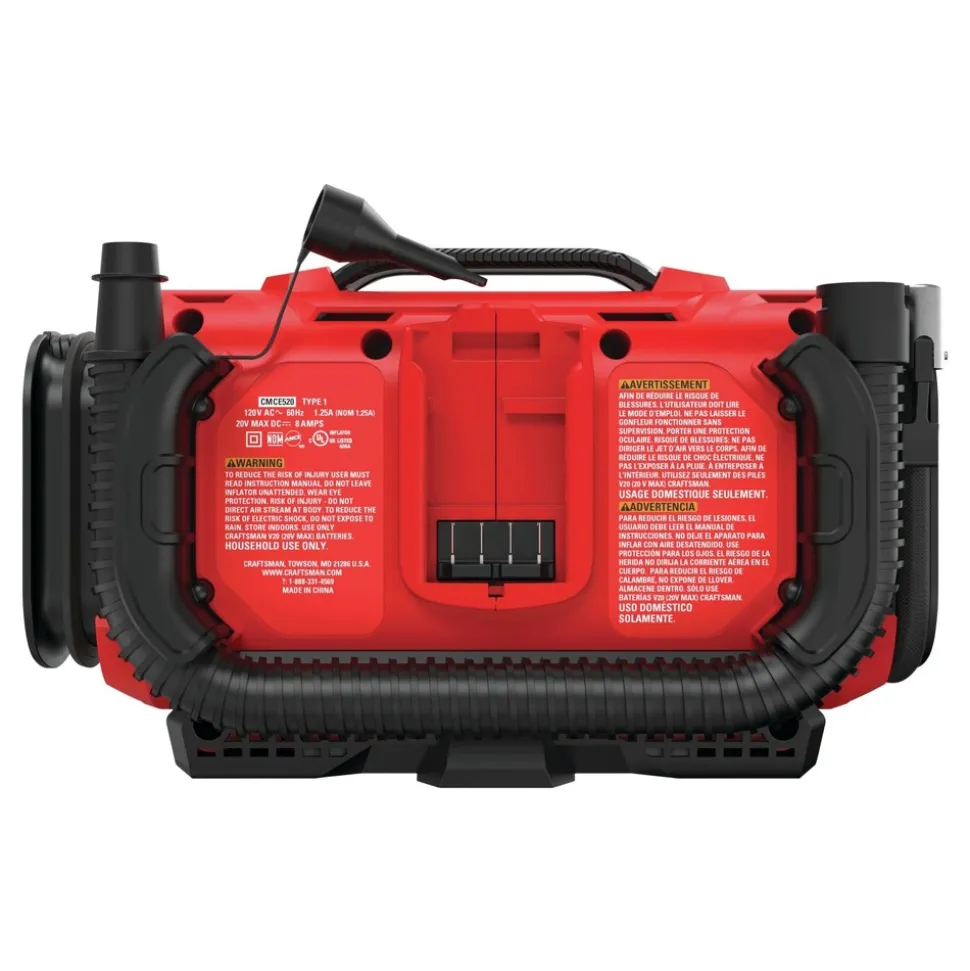 Factory Reconditioned Craftsman V20 Lithium-Ion Cordless Inflator (Tool Only)