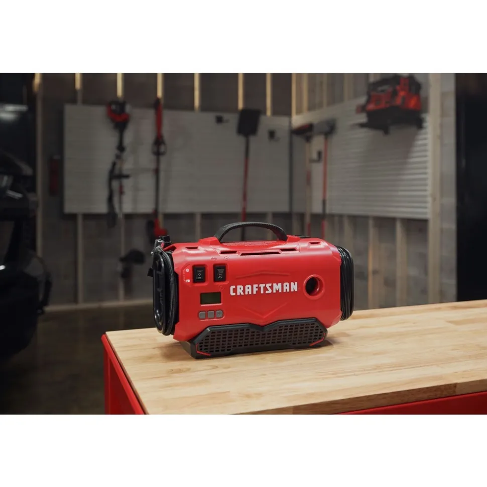 Factory Reconditioned Craftsman V20 Lithium-Ion Cordless Inflator (Tool Only)