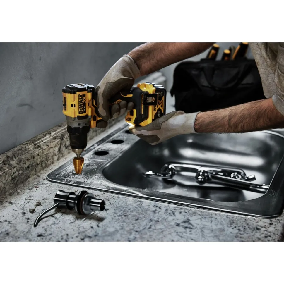 Factory Reconditioned Dewalt 20V MAX XR Lithium-Ion Brushless 1/2 in. Cordless Drill Driver Kit (5 Ah)