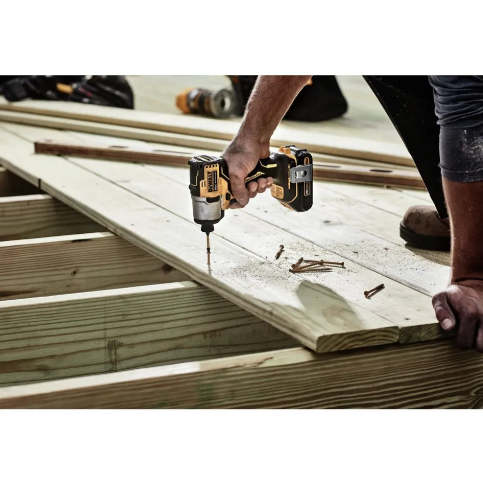 Factory Reconditioned Dewalt 20V MAX Brushless Lithium-Ion 1/4 in. Cordless Impact Driver (Tool Only)