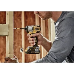 Factory Reconditioned Dewalt 20V MAX Brushless Lithium-Ion 1/4 in. Cordless Impact Driver (Tool Only)