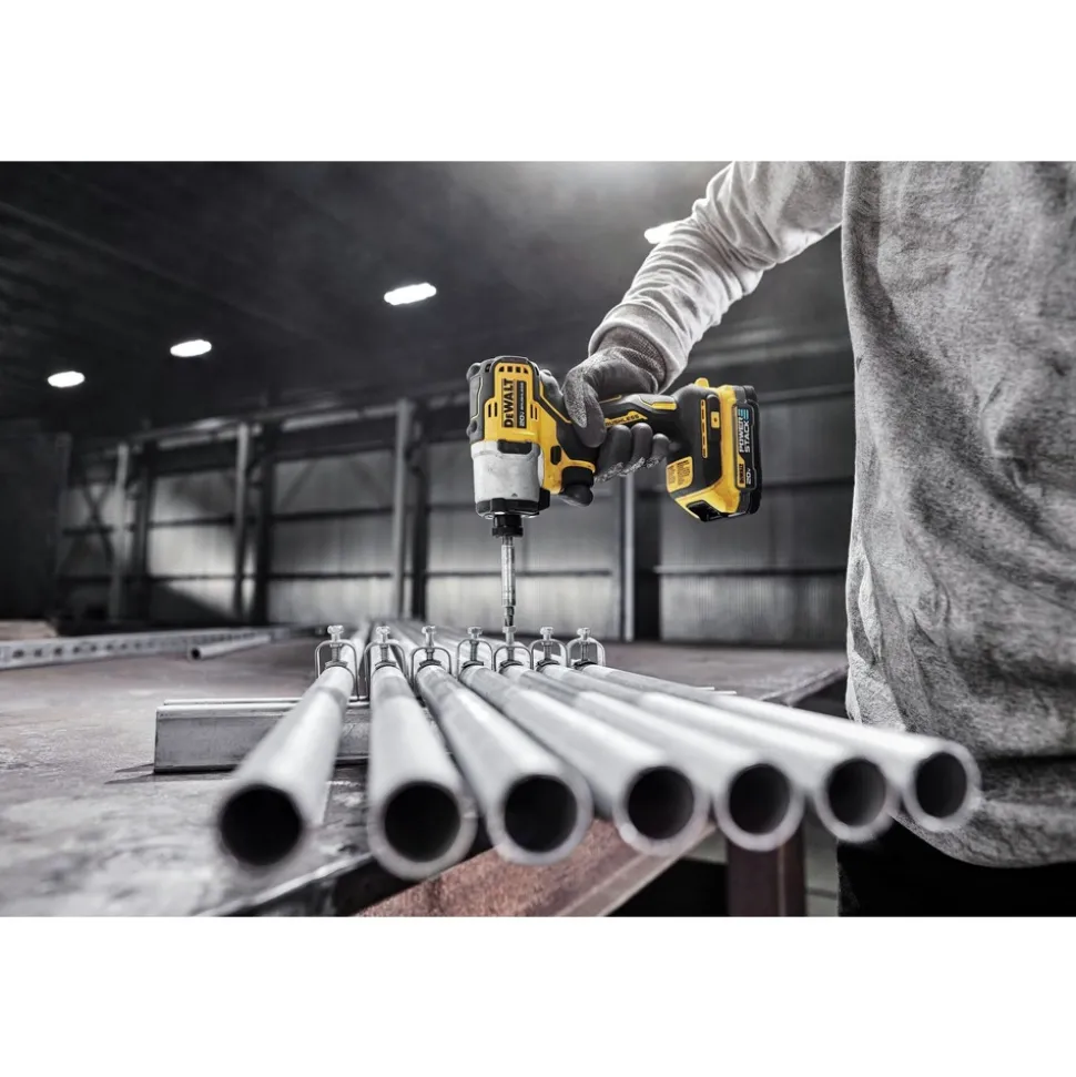 Factory Reconditioned Dewalt 20V MAX Brushless Lithium-Ion 1/4 in. Cordless Impact Driver (Tool Only)