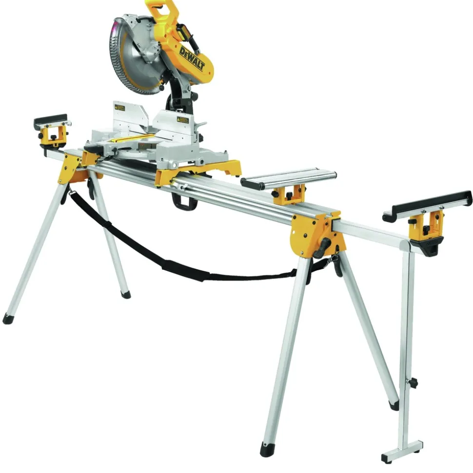 Factory Reconditioned Dewalt 9 in. x 150 in. x 32 in. Heavy-Duty Miter Saw Stand - Silver