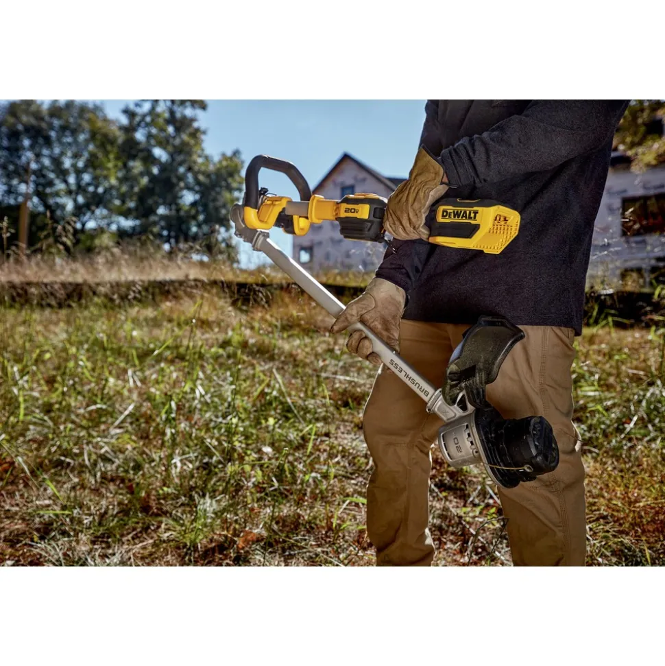 Factory Reconditioned Dewalt 20V MAX Lithium-Ion Cordless 14 in. Folding String Trimmer Kit (5 Ah)