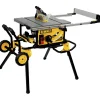 Factory Reconditioned Dewalt 15 Amp Site-Pro Compact 10 in. Jobsite Table Saw with Rolling Stand