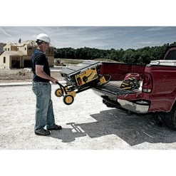 Factory Reconditioned Dewalt 15 Amp Site-Pro Compact 10 in. Jobsite Table Saw with Rolling Stand