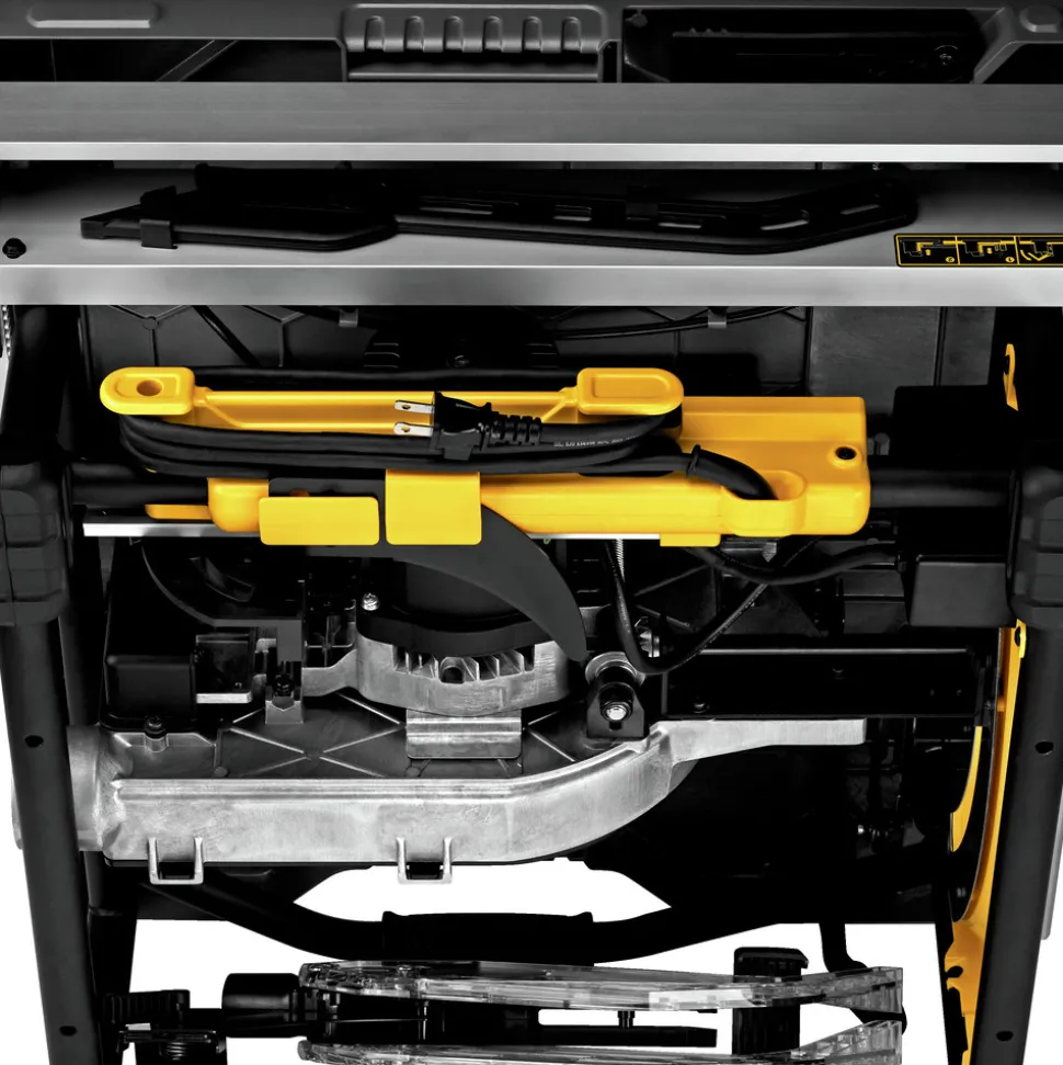 Factory Reconditioned Dewalt 15 Amp Site-Pro Compact 10 in. Jobsite Table Saw with Rolling Stand