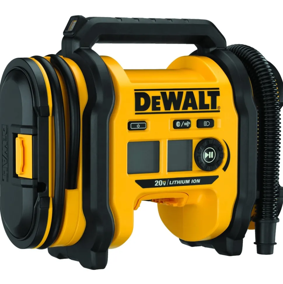 Factory Reconditioned Dewalt DCC020IBR 20V MAX Lithium-Ion Corded/Cordless Air Inflator (Tool Only)