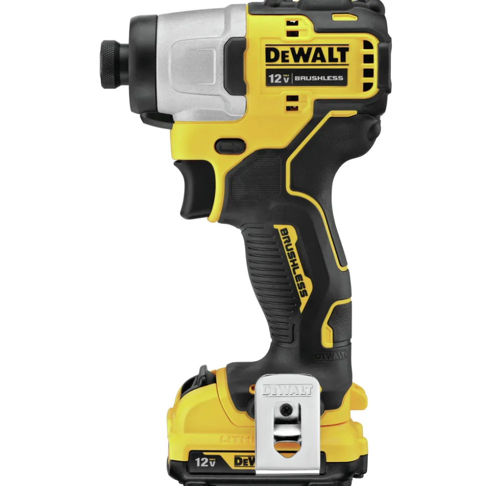 Factory Reconditioned Dewalt XTREME 12V MAX Brushless Lithium-Ion 1/4 in. Cordless Impact Driver Kit (2 Ah)