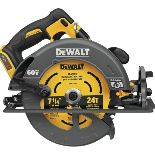 Factory Reconditioned Dewalt 60V MAX FLEXVOLT Brushless Lithium-Ion 7-1/4 in. Cordless Circular Saw with Brake (Tool Only)