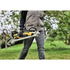 Factory Reconditioned Dewalt 20V MAX Lithium-Ion Cordless 14 in. Folding String Trimmer (Tool Only)