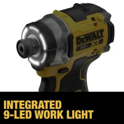 Factory Reconditioned Dewalt 20V MAX XR Lithium-Ion Brushless 3-Speed High Torque 1/4 in. Cordless Impact Driver (Tool Only)