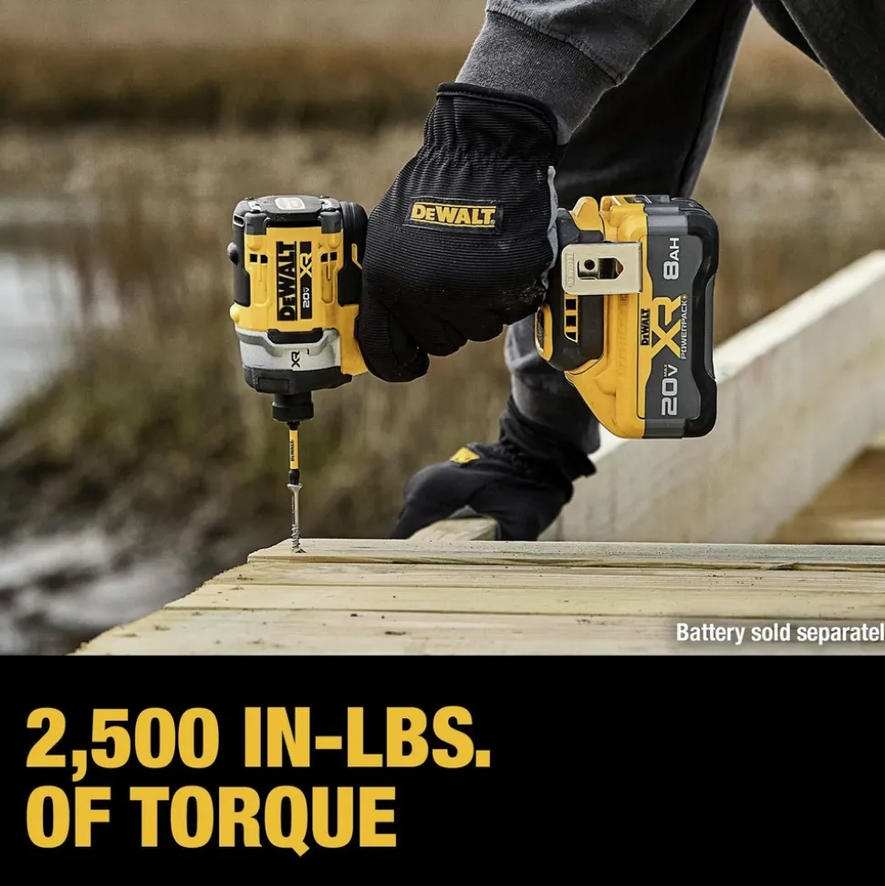 Factory Reconditioned Dewalt 20V MAX XR Lithium-Ion Brushless 3-Speed High Torque 1/4 in. Cordless Impact Driver (Tool Only)