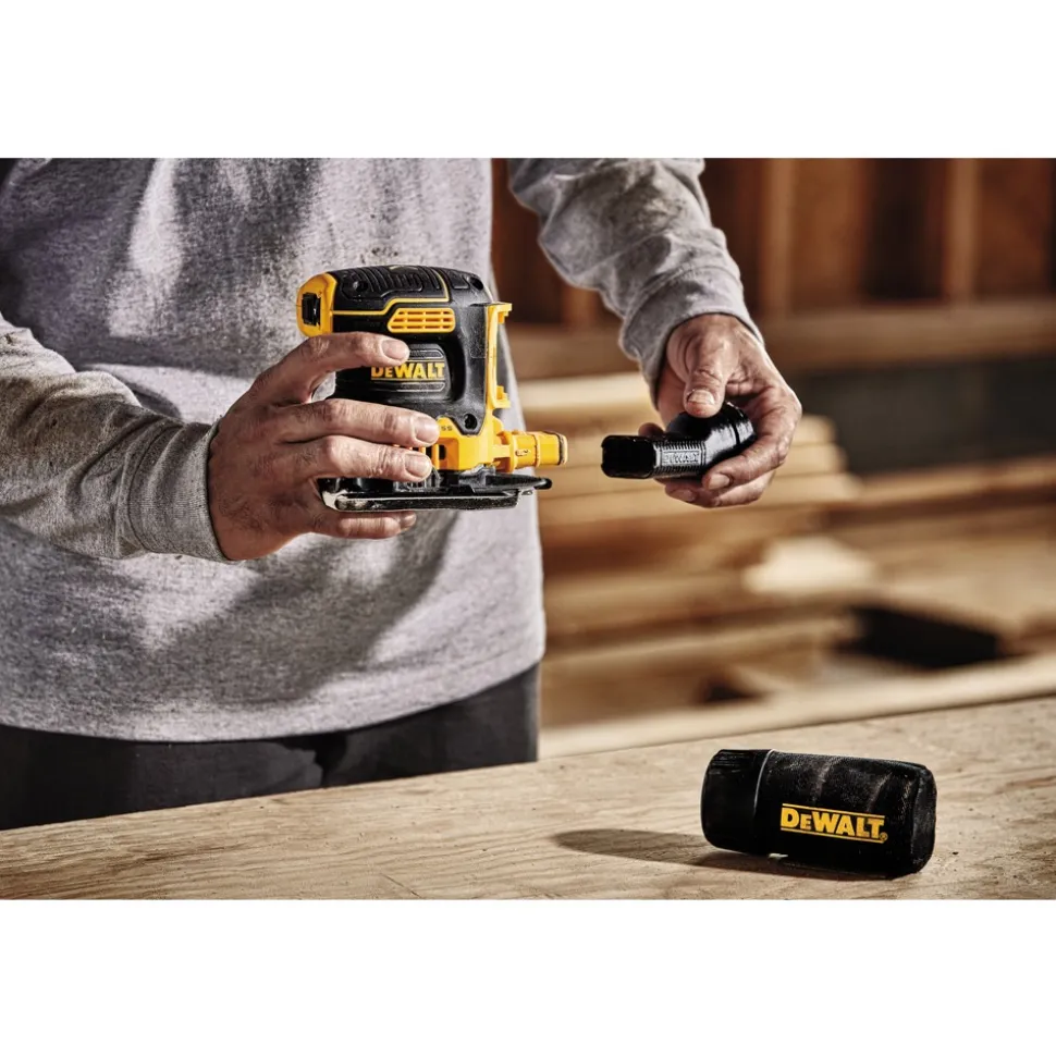 Factory Reconditioned Dewalt 20V MAX XR Brushless Lithium-Ion 1/4 Sheet Cordless Variable Speed Sander (Tool Only)