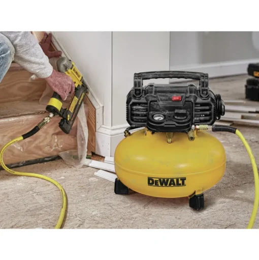 Factory Reconditioned Dewalt 18 Gauge 2-1/8 in. Pneumatic Brad Nailer and 0.9 HP 6 Gallon Oil-Free Pancake Compressor Combo Kit