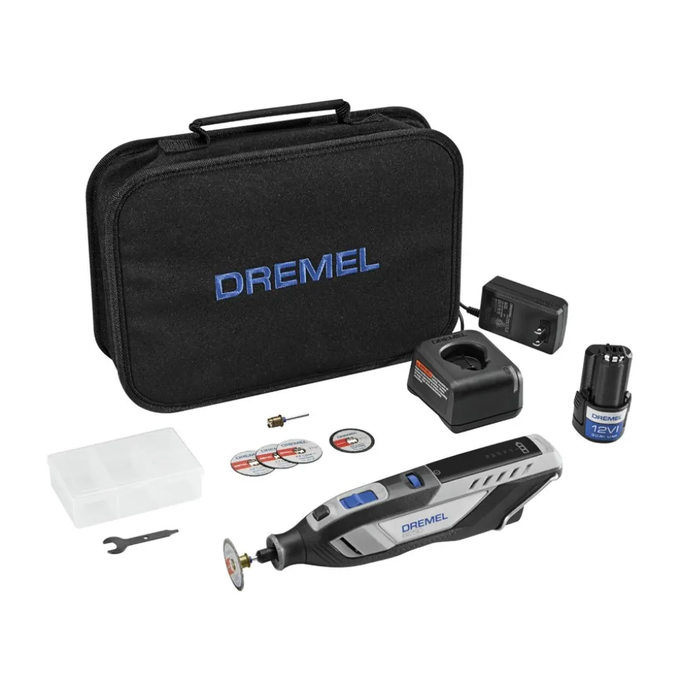 Factory Reconditioned Dremel 12V Brushless Lithium-Ion Cordless Rotary Tool Kit (3 Ah)