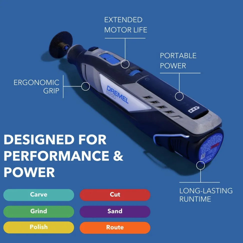 Factory Reconditioned Dremel 12V Brushless Lithium-Ion Cordless Rotary Tool Kit (3 Ah)