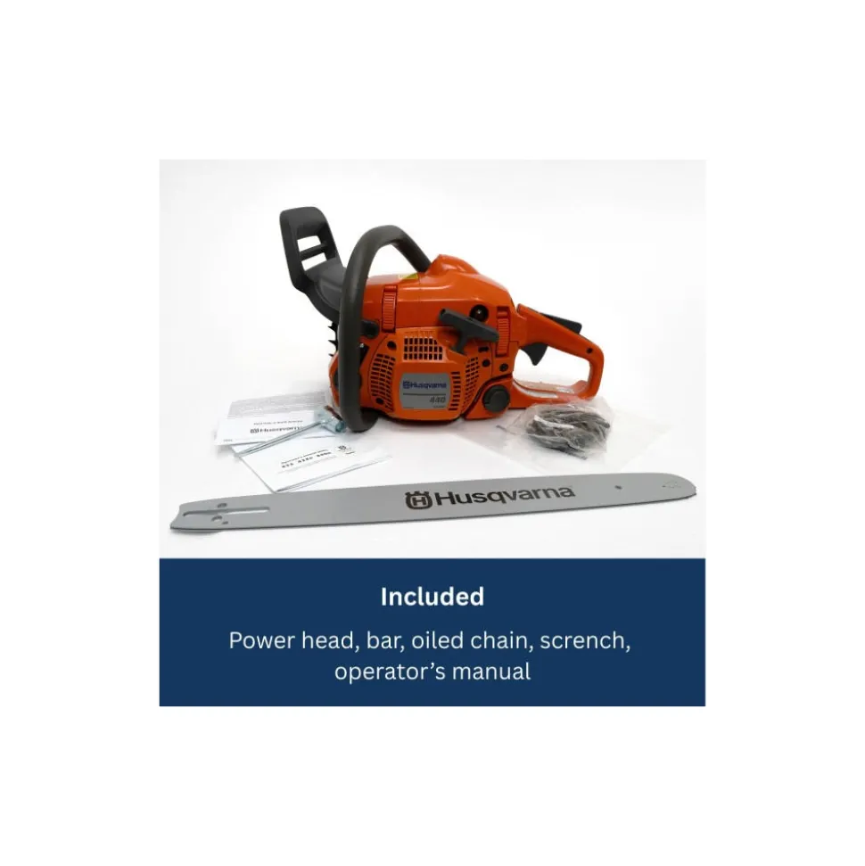 Factory Reconditioned Husqvarna 440 40cc 2.4 HP 2-Cycle 440 Gas 18 in. Rear Handle Chainsaw