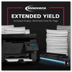 Factory Reconditioned Innovera 9000 Page-Yield Remanufactured High-Yield Toner Replacement for 26X (CF226X) - Black