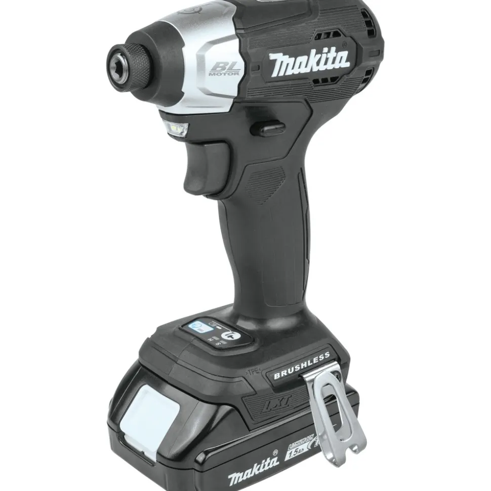 Factory Reconditioned Makita 18V LXT Sub-Compact Brushless Lithium-Ion Cordless Impact Driver Kit (1.5 Ah)