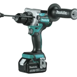 Factory Reconditioned Makita 18V LXT Brushless Lithium-Ion 1/2 in. Cordless Hammer Drill Driver and 4-Speed Impact Driver Combo Kit with 2 Batteries (5 Ah)