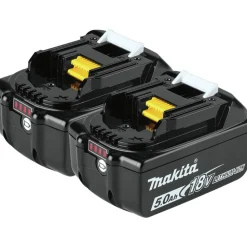 Factory Reconditioned Makita 18V LXT Brushless Lithium-Ion 1/2 in. Cordless Hammer Drill Driver and 4-Speed Impact Driver Combo Kit with 2 Batteries (5 Ah)