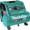 Factory Reconditioned Makita Quiet Series 1 HP 2 Gallon Oil-Free Hand Carry Air Compressor