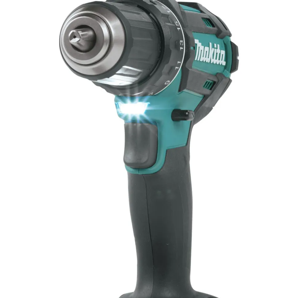 Factory Reconditioned Makita 18V LXT Brushed Lithium-Ion 1/2 in. Cordless Compact Drill Driver Kit with 2 Batteries (1.5 Ah)