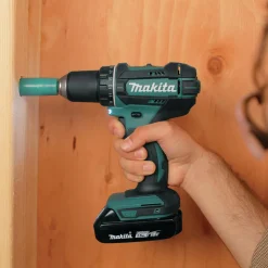 Factory Reconditioned Makita 18V LXT Brushed Lithium-Ion 1/2 in. Cordless Compact Drill Driver Kit with 2 Batteries (1.5 Ah)