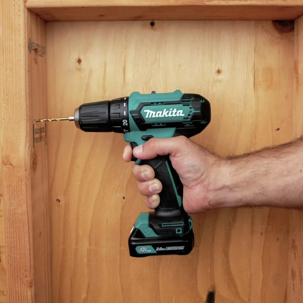 Factory Reconditioned Makita 12V MAX CXT Lithium-Ion 3/8 in. Cordless Drill Driver Kit with 2 Batteries (2 Ah)
