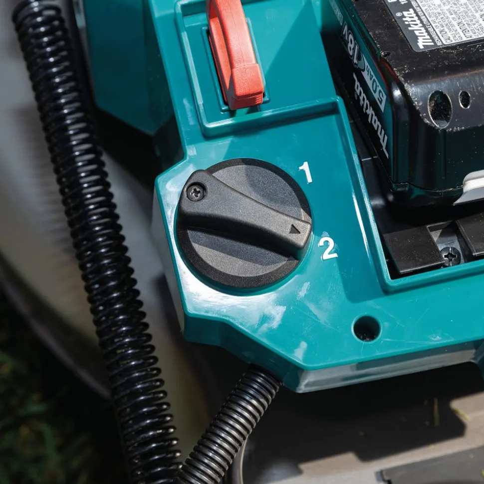 Factory Reconditioned Makita 18V X2 (36V) LXT Brushless Lithium-Ion 21 in. Cordless Self-Propelled Commercial Lawn Mower Kit with 4 Batteries (5 Ah)