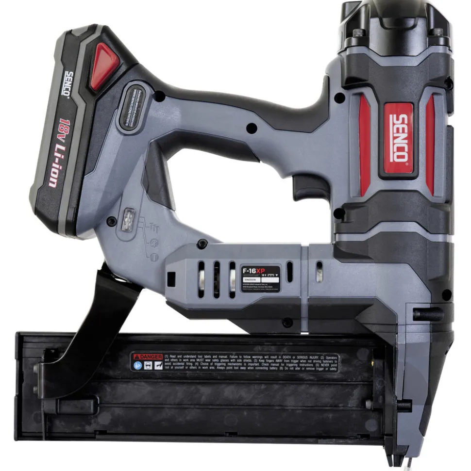 Factory Reconditioned SENCO F-16XP 18V Lithium-Ion 2-1/2 in. Cordless 16 Gauge Straight Finish Nailer Kit (1.5 Ah)