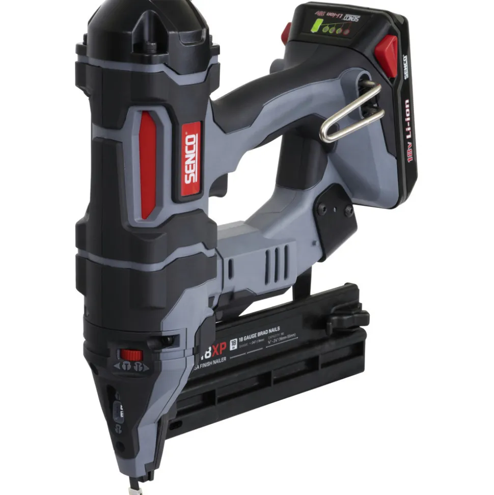 Factory Reconditioned SENCO F-18XP 18V Lithium-Ion 2-1/8 in. Cordless 18 Gauge Brad Nailer Kit (1.5 Ah)