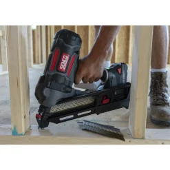 Factory Reconditioned SENCO 18V Lithium-Ion 30 - 34-Degree Paper-Tape 3-1/2 in. Cordless Pneumatic Framing Nailer (3 Ah)