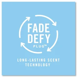 Febreze PLUG 6.54 in. x 2.99 in. x 5.98 in. Air Freshener Warmer Start Kit - Clear/White (4/Carton)