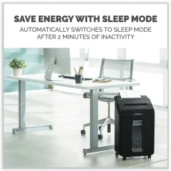 Fellowes Mfg Co. 100 Auto/10 Manual Sheet Capacity Micro-Cut Shredder