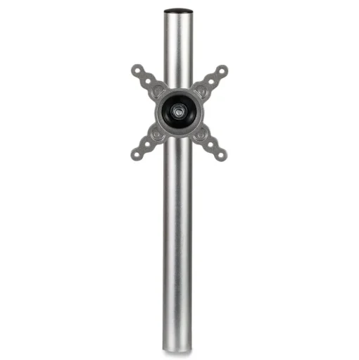 Fellowes Mfg Co. 180 Degree Rotation 180 Degree Pan Lotus Single Monitor Arm Kit for 26 in. Monitors Supports 17 lbs. - Silver
