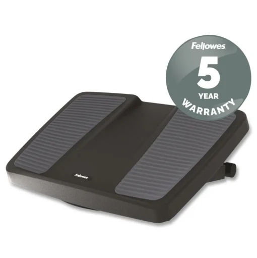 Fellowes Mfg Co. 17.75 in. W x 13.25 in. D x 4 in. to 6.5 in. H HPS Ultimate Foot Support - Black/Gray